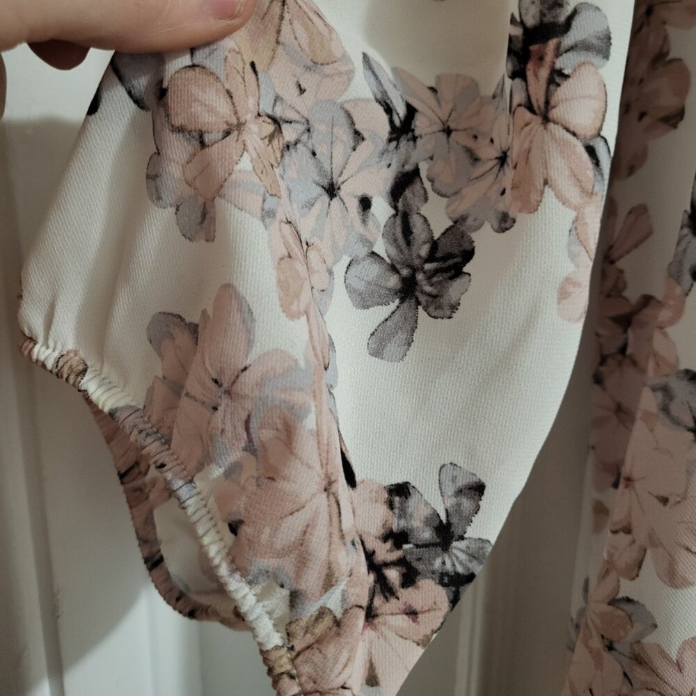 Katherine Barclay Montreal Floral Shift Dress Size 10 Pink Grey White - Picture 4 of 7